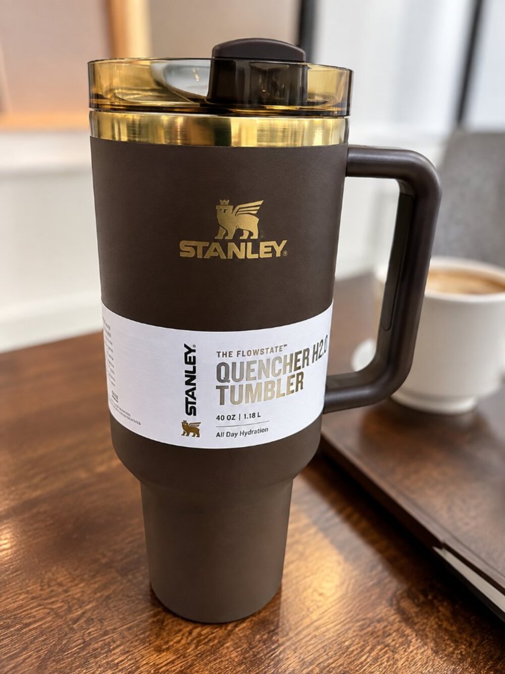 Stanley Chocolate Gold Quencher 40oz Tumbler Flowstate H2.0 Factory Sealed